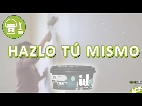💖😍 Cómo pintar con pintura para pared con brillantina Paillet - Bricotiendas