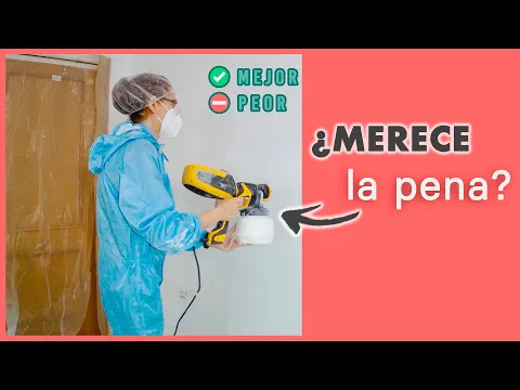 PINTAR PAREDES CON PISTOLA DE PINTURA 🛑Lo Que Deberías Saber [Ventajas e Inconvenientes]