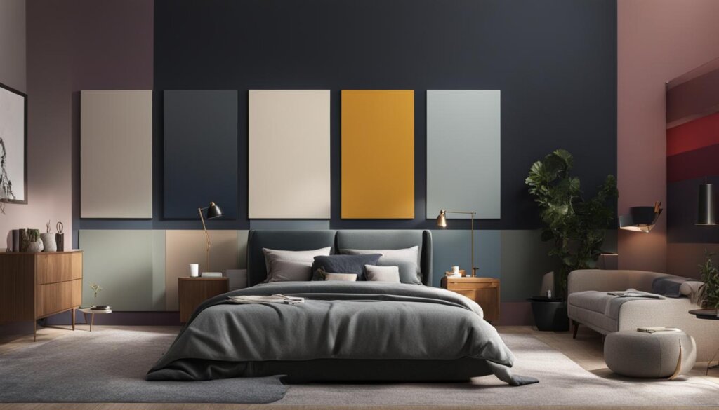 opciones de pintura para una habitación